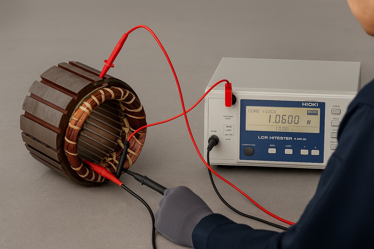 Alat Hioki untuk Menguji Core Loss Motor Industri