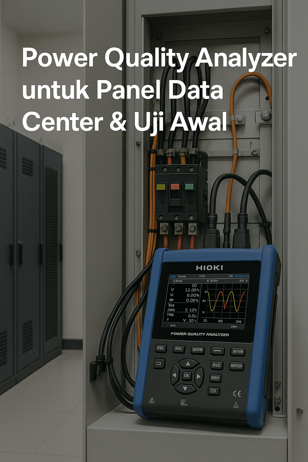 Power Quality Analyzer untuk Panel Data Center & Uji Awal